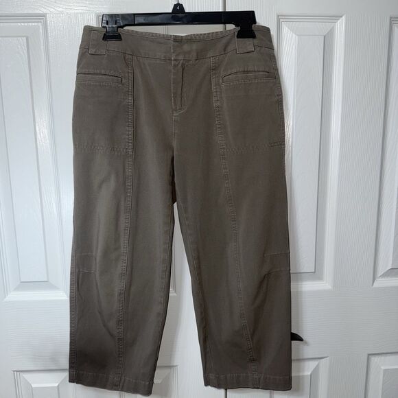 Coldwater Creek Natural Fit Women's Capri Pants Brown Size 6 - Picture 1 of 6